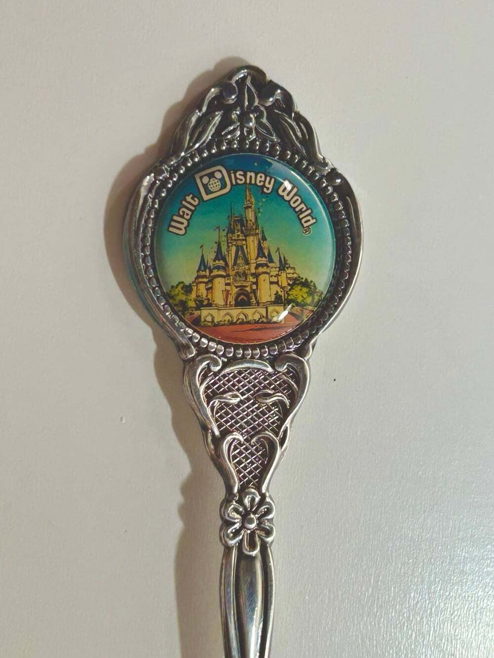 Walt Disney World Vintage Silver Plated Collector Spoon Made in Holland